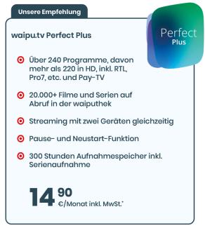 waipu.tv Perfect Plus