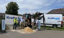 Erster Spatenstich in Twistringen