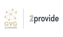 Logos der GVG Glasfaser und 2provide
